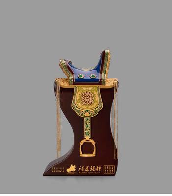 荣朝集团 祥运福鞍摆件 内蒙特色工艺品马鞍装饰品马文化文创产品 *商务礼品