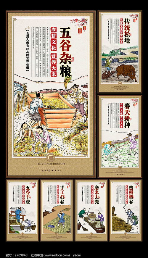 农耕文化展板设计